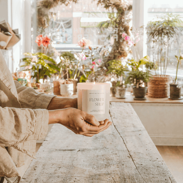 Flower Shop 15 oz Soy Candle, Matte Jar - Image 9