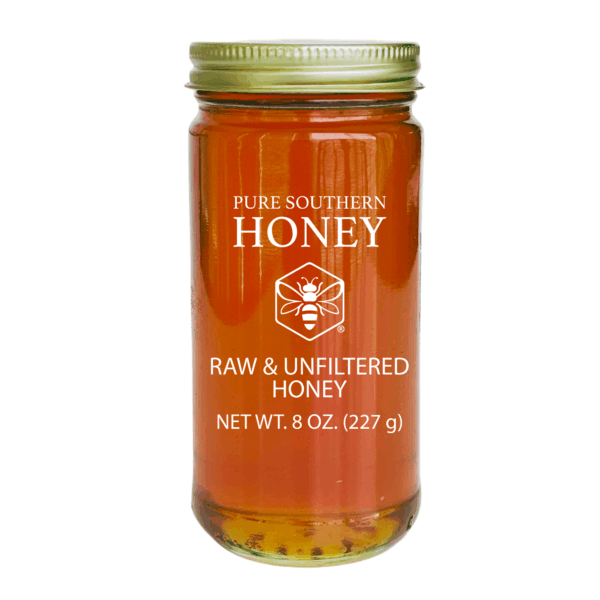 Honey 8 oz. Raw, Unfiltered, and Unheated
