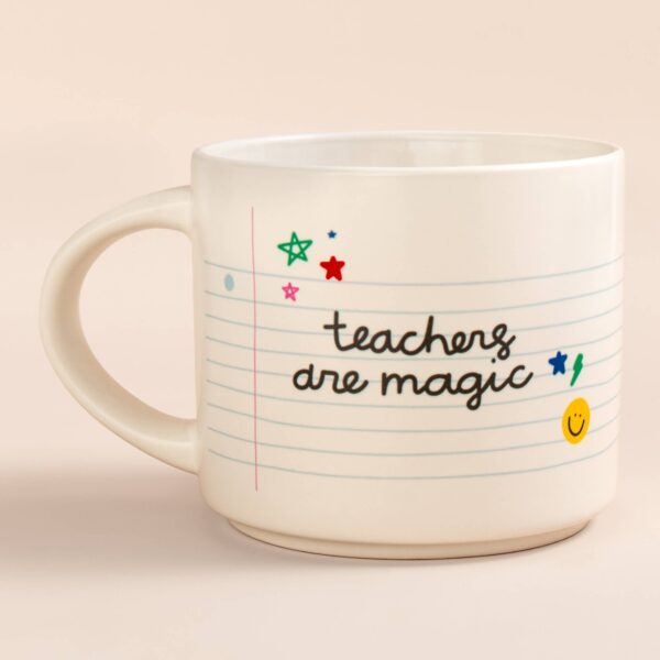 Teachers Are Magic Ceramic Mug - Cream - Image 2