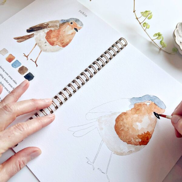 Birds watercolor workbook - Image 7