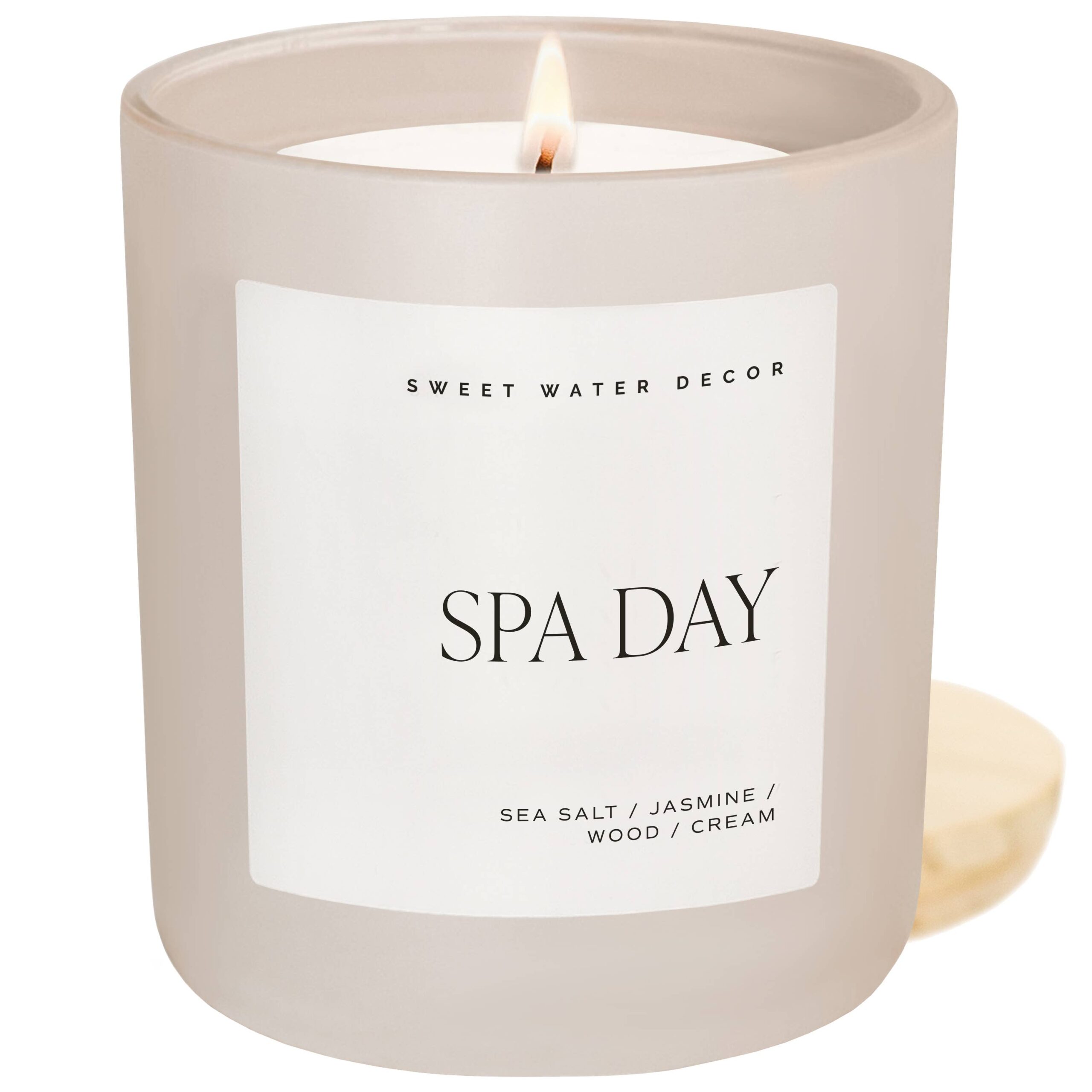 Spa Day 15 oz Soy Candle, Matte Jar