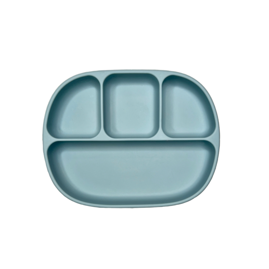 4 Section Suction Plate: Powder Blue
