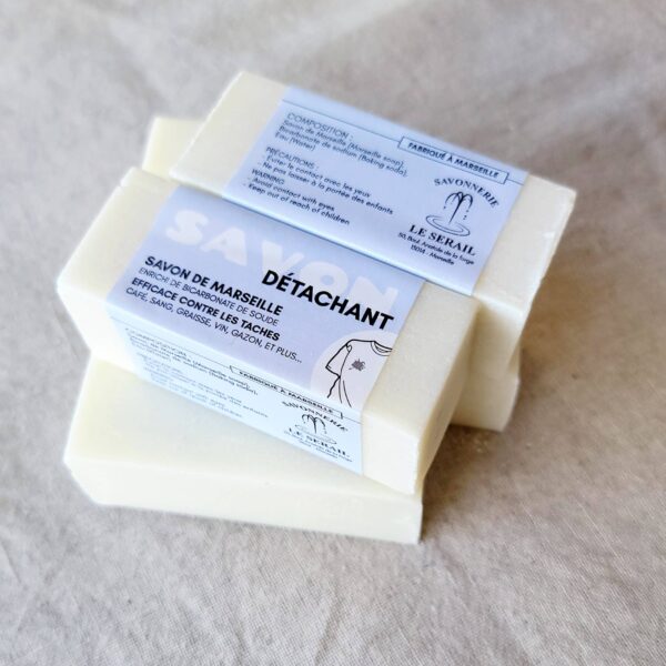 Stain remover Marseille soap Bar 80g – Bicarbonate