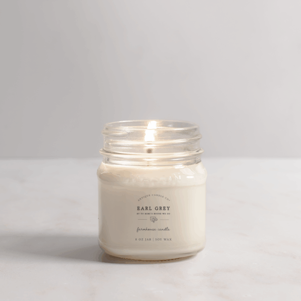 Antique Candle Co.® - Earl Grey - Soy Wax Mason Jar Candle