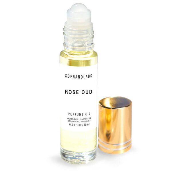 ROSE OUD Vegan Perfume Oil.  Unisex. 10 ml
