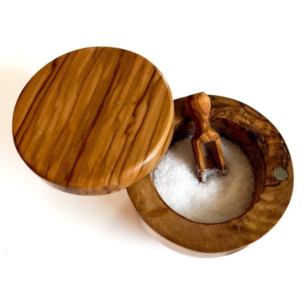 Vesper & Vine - Olive Wood Salt Cellar - Image 5