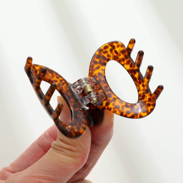 Adorro - Vintage Stone Lucie | Classic Mini Bubble Claw Clip - Image 4