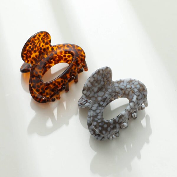 Adorro - Vintage Stone Lucie | Classic Mini Bubble Claw Clip - Image 2
