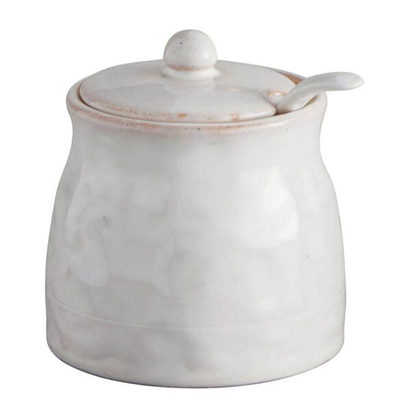 47th & Main Sugar Bowl With Spoon and Lid
