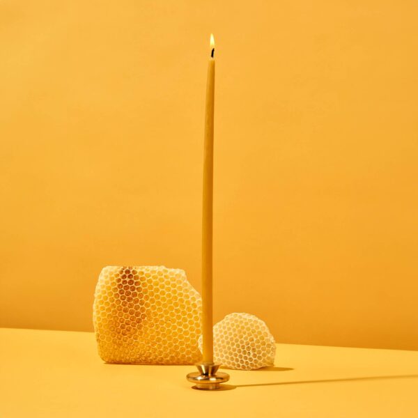 54 Celsius - Solid Brass Candle Holder XS - 1.6" Tall & Fits 3/8" Candles - Image 4