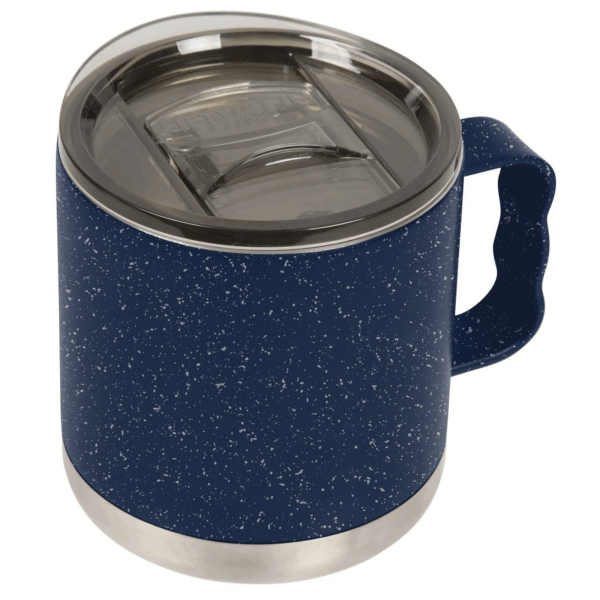 15 oz Double-Wall Vacuum Insulated Camp Mug with Slide Lid: Matte Black