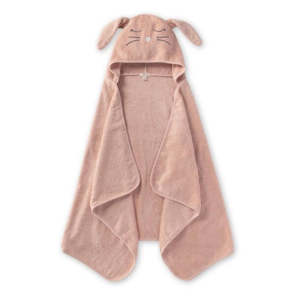 Organic Cotton Toddler Hooded Bunny Towel 50" x 26"