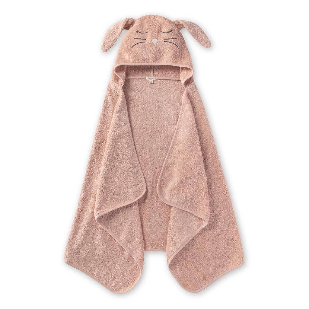 Organic Cotton Toddler Hooded Bunny Towel 50" x 26"