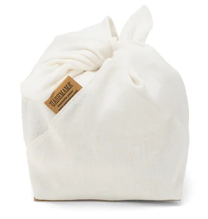 LINEN FIOCCO BREAD BAG Medium / White