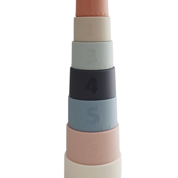 Classic Silicone Stacking Nesting Cups - Image 4