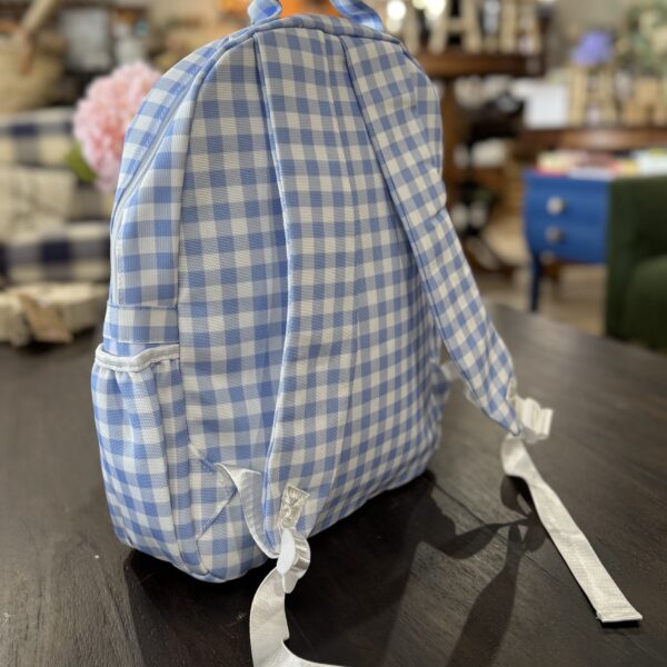 Backpack - Blue Gingham - Image 2