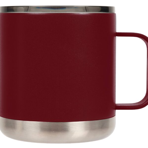 15 oz Double-Wall Vacuum Insulated Camp Mug with Slide Lid: Matte Black - Image 3