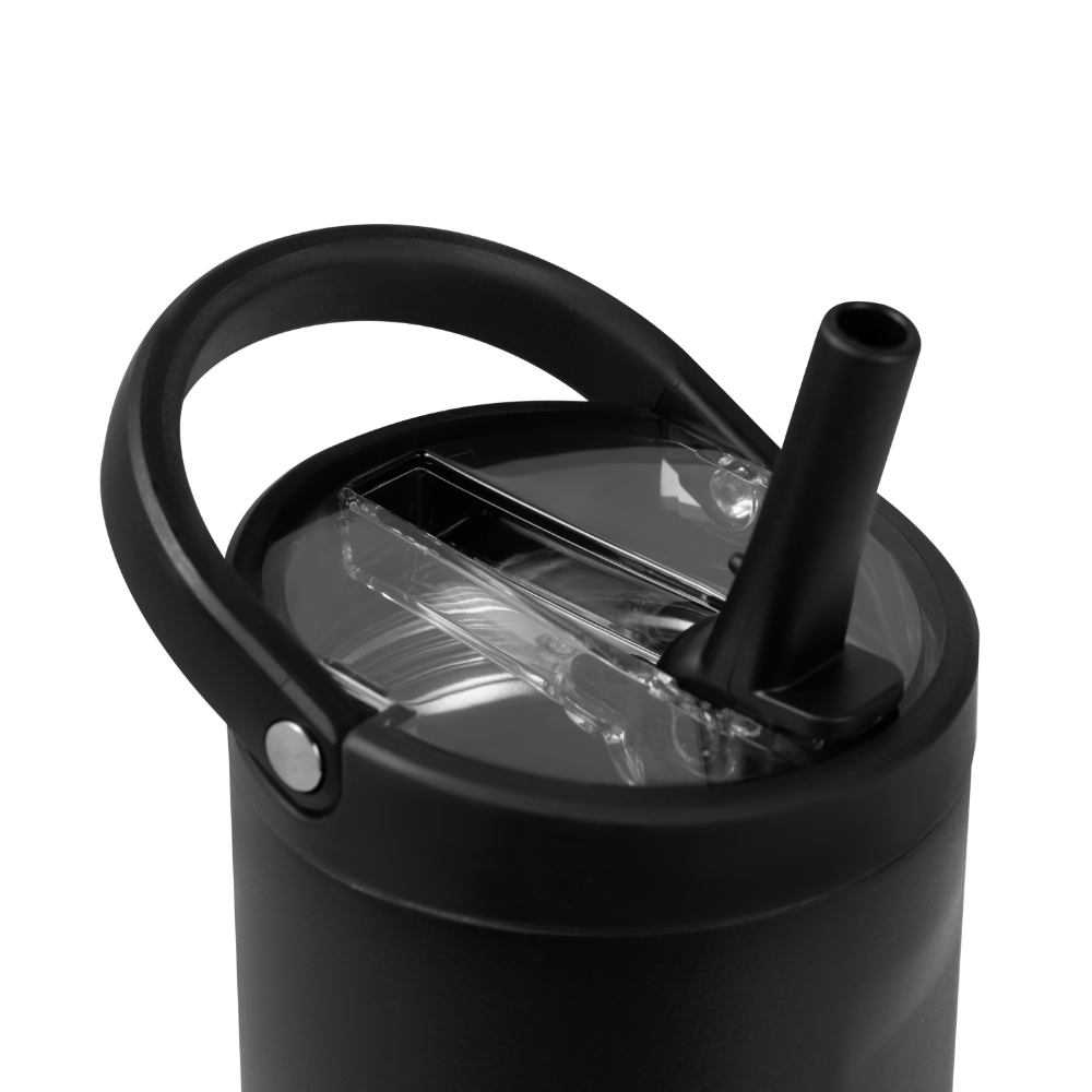 Black 40 oz Sport Water Bottle