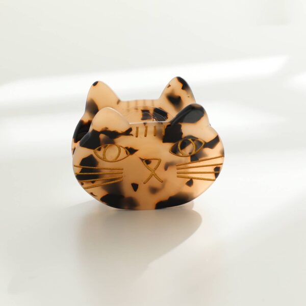 Adorro - Ginger | Hand Painted Cat Eco-Friendly Claw Clip - Image 3