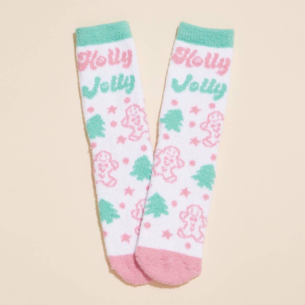 4Pairs - Holly Jolly Christmas Gift Socks