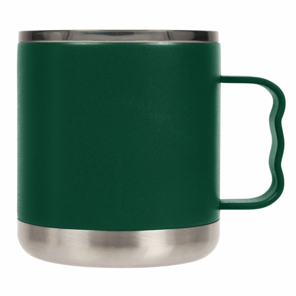 15 oz Double-Wall Vacuum Insulated Camp Mug with Slide Lid: Matte Black - Image 4