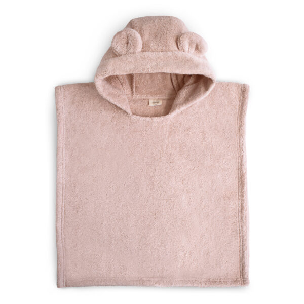 Bear Poncho Towel  Blush
