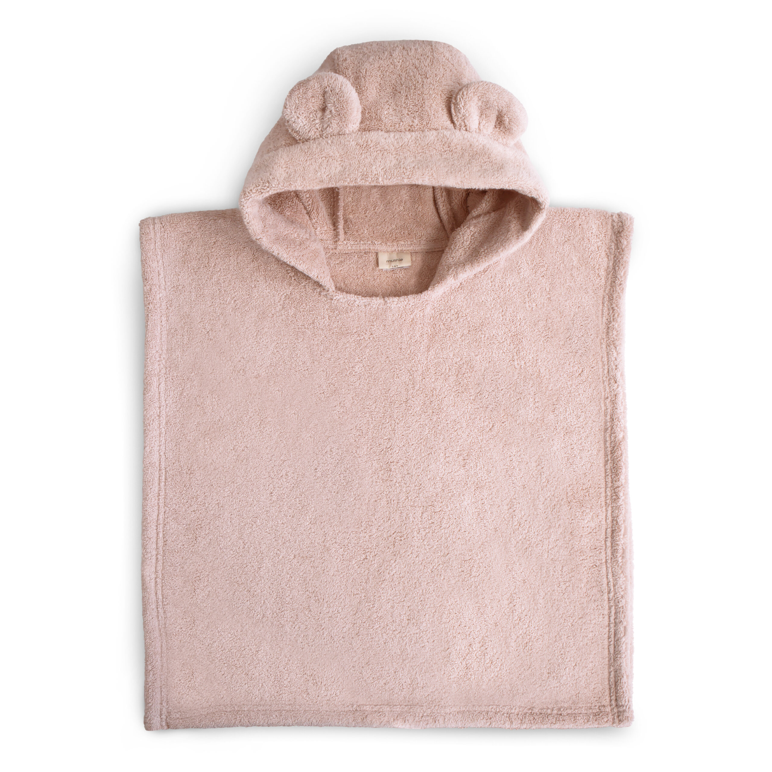 Bear Poncho Towel  Blush
