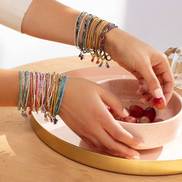 Chromacolor Miyuki Bracelet Trio - Bronze Multi/Gold - Image 4