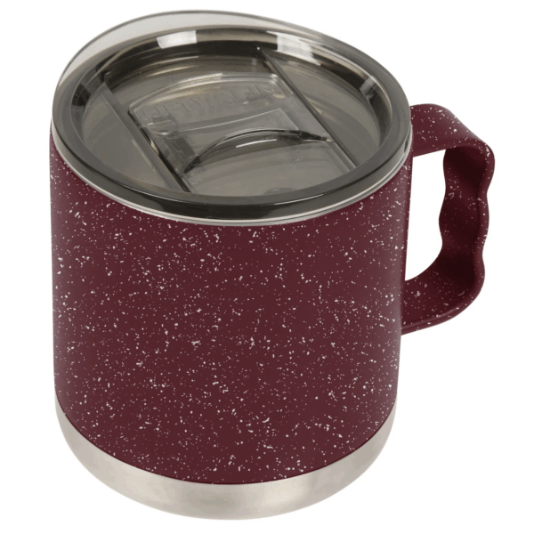 15 oz Double-Wall Vacuum Insulated Camp Mug with Slide Lid: Matte Black - Image 6
