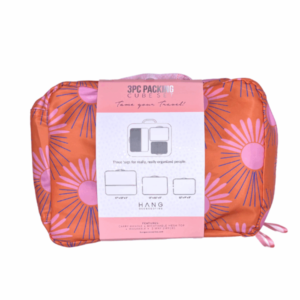 3 Piece Packing Cube Set: Cheetah Spot - Image 2