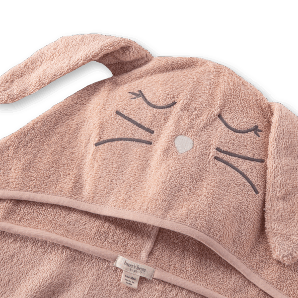 Organic Cotton Toddler Hooded Bunny Towel 50" x 26" - Image 2
