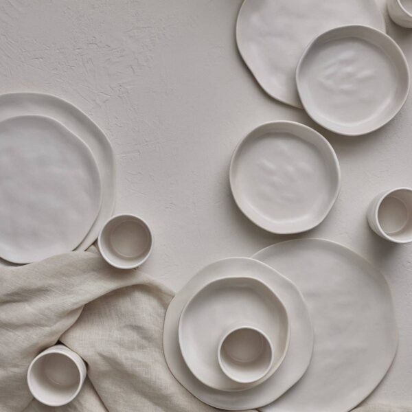 Hekonda Stoneware Dinnerware Set - Beige - Image 3