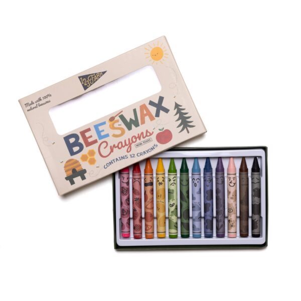 12 Beeswax Crayons – Non-Toxic, Kid-Friendly Design - Image 3