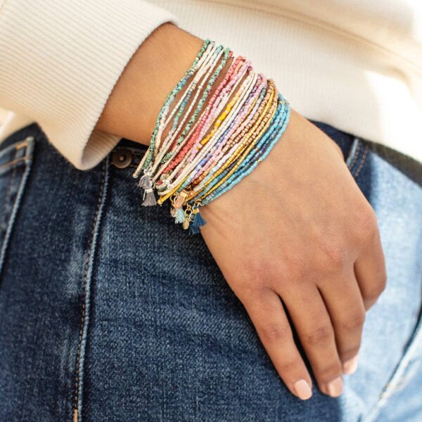 Chromacolor Miyuki Bracelet Trio - Bronze Multi/Gold - Image 5