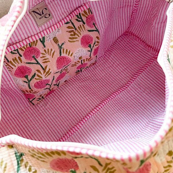 Harley Pink Floral Duffle Bag - Image 2