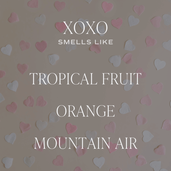 *NEW* XOXO 15 oz Soy Candle, Matte Jar - Valentine's Day - Image 2