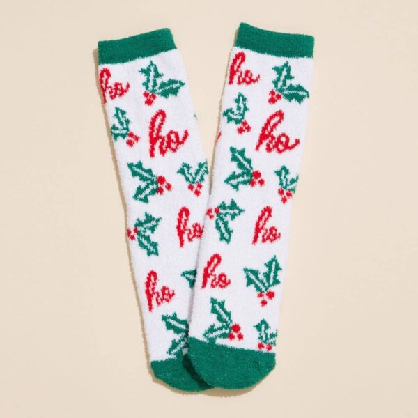 4Pairs - Holly Jolly Christmas Gift Socks - Image 2