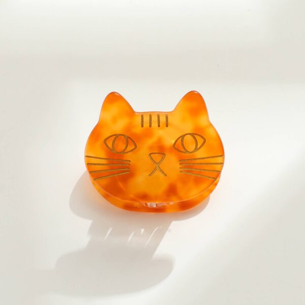 Adorro - Ginger | Hand Painted Cat Eco-Friendly Claw Clip - Image 5