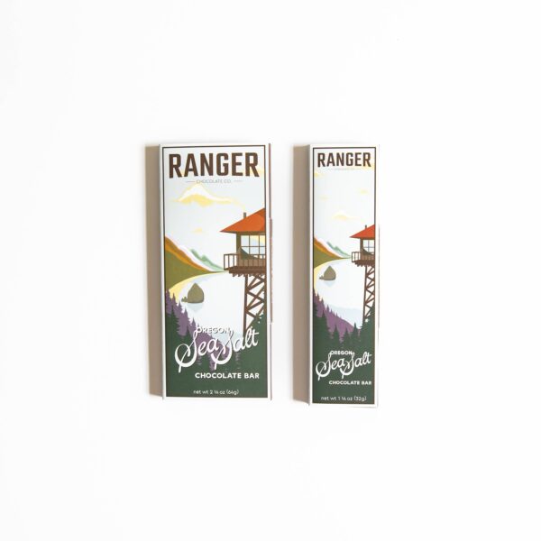Oregon Sea Salt Chocolate Bar: 1 1/4 oz. - Image 2