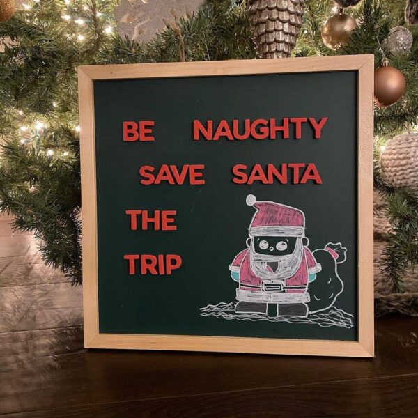 15x15 Black Magnetic Chalkboard - Image 3