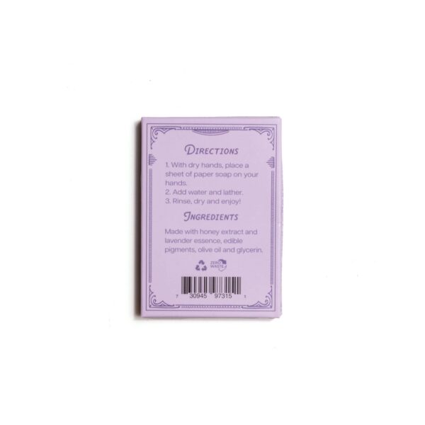 123 Farm - Lavender Honey Paper Soap - Image 3