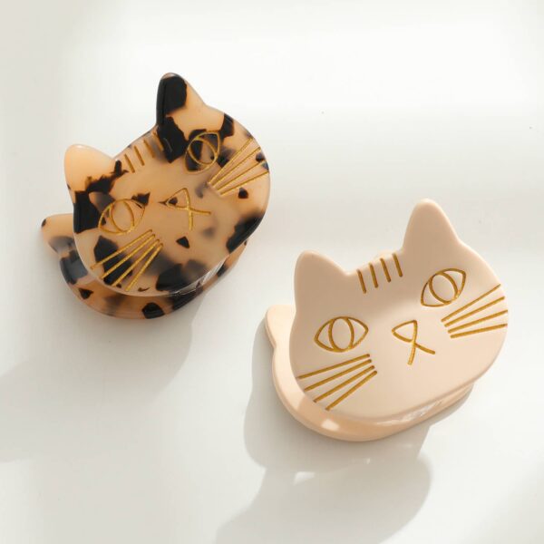 Adorro - Ginger | Hand Painted Cat Eco-Friendly Claw Clip - Image 6
