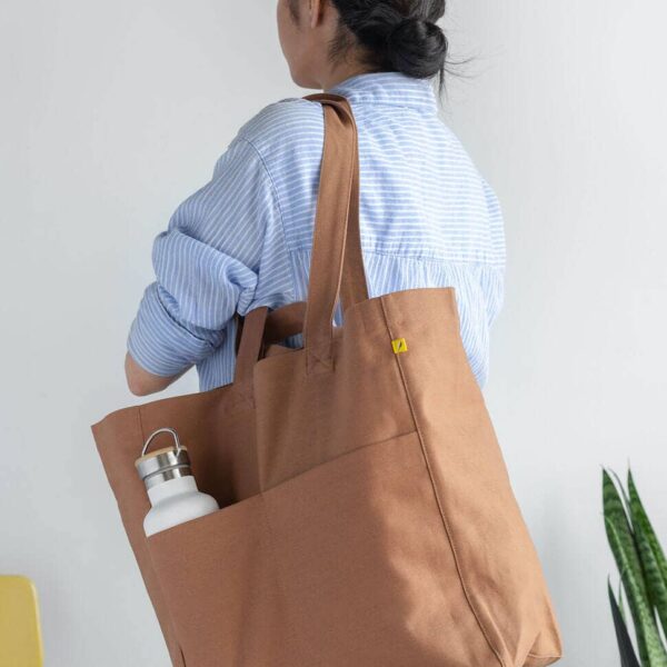 Box Tote Nutmeg