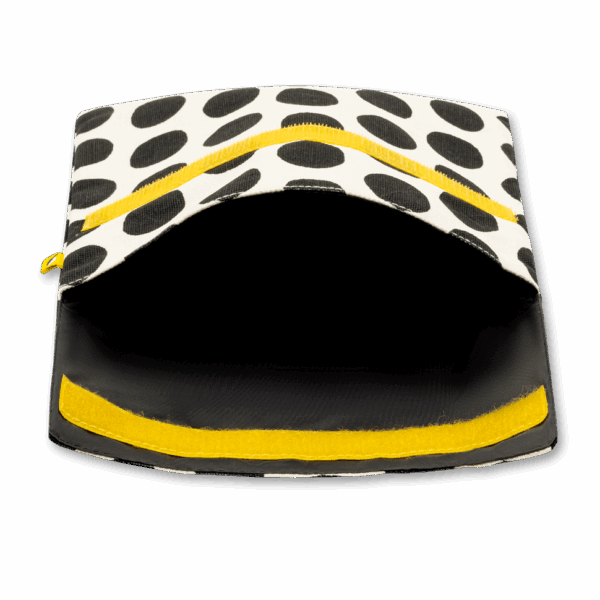 Fluf - Flip Snack Bag - Dot Black & White - Image 2