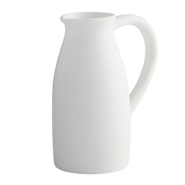47th & Main White Ceramic Pitcher - Image 2