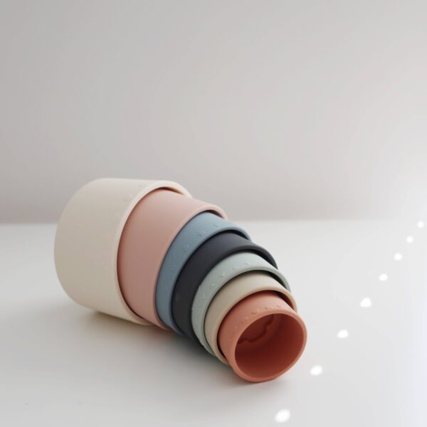 Classic Silicone Stacking Nesting Cups - Image 7