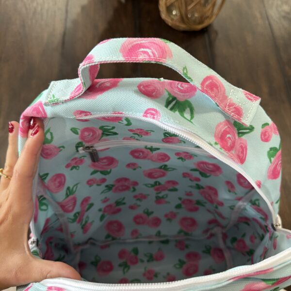 Backpack - Watercolor Roses - Image 3