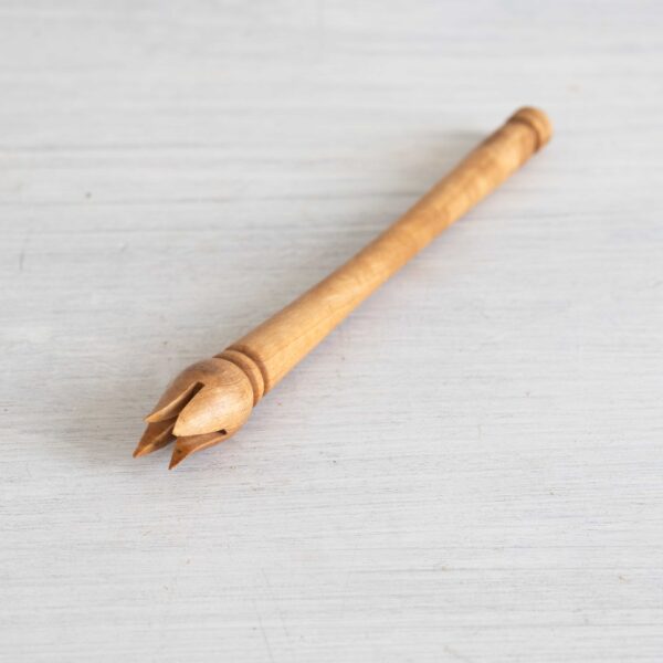 BARI Olive & Fruit Fork OLIVE WOOD HANDCRAFTED - Image 2