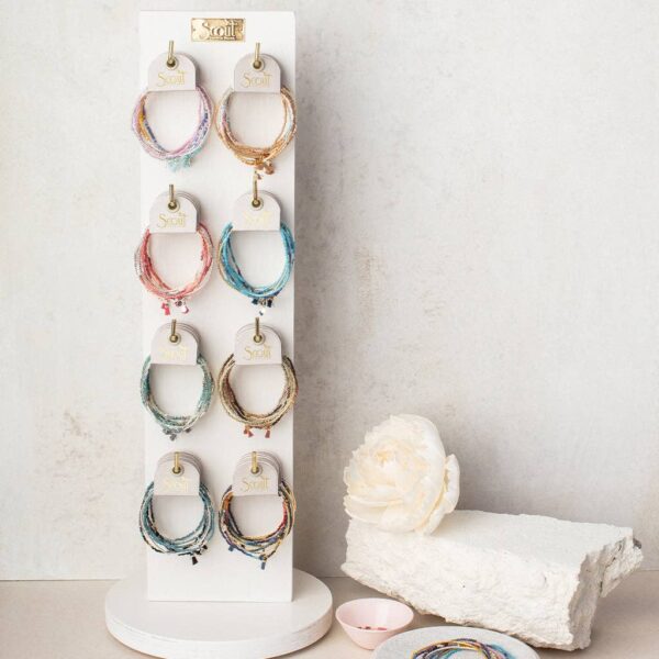 Chromacolor Miyuki Bracelet Trio - Desert Multi/Gold - Image 4