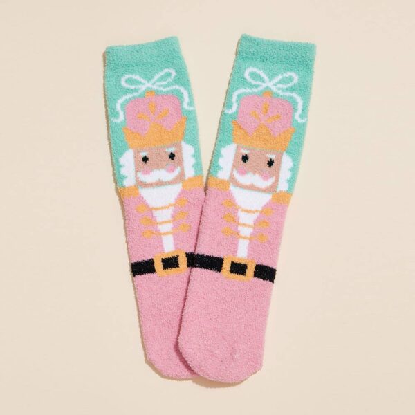 4Pairs -Snowman Holly Christmas Gift Socks - Image 2